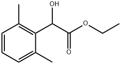 Ethyl α-hydroxy-2,6-dimethylbenzeneacetate 구조식 이미지