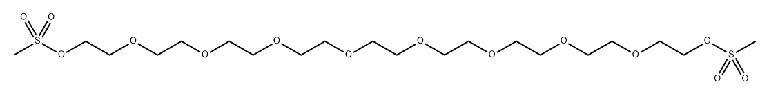 Ms-PEG10-Ms Structure