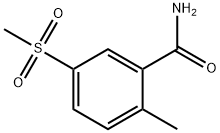 2-Methyl-5-(methylsulfonyl)benzamide Structure