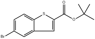 1,1-Dimethylethyl 5-bromobenzo[b]thiophene-2-carboxylate Structure