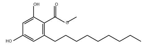 methyl 2,4-dihydroxy-6-nonylbenzoate Structure