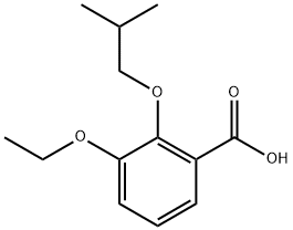 3-ethoxy-2-isobutoxybenzoic acid Structure