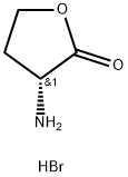 2(3H)-Furanone,3-aminodihydro-,hydrobromide(1:1),(3R)- 구조식 이미지