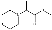 4-Morpholineacetic acid, α-methyl-, methyl ester Structure