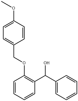 2-[(4-methoxyphenyl)methoxy]-α-phenyl-Benzenemethanol 구조식 이미지