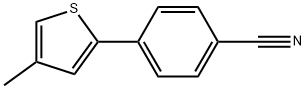 4-(4-Methyl-2-thienyl)benzonitrile Structure