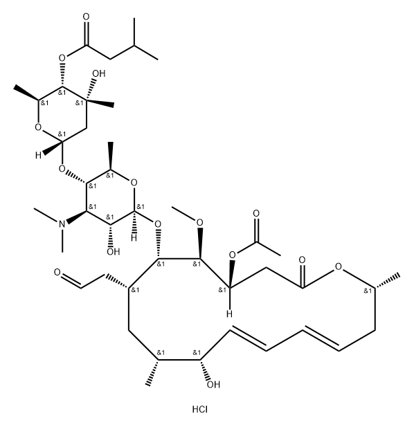 Josamycin, hydrochloride (8CI) Structure