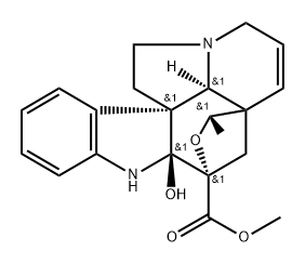 (2β,5α,12β,19α,20S)-6,7-Didehydro-3α,20-epoxy-2-hydroxyaspidospermidine-3-carboxylic acid methyl ester Structure