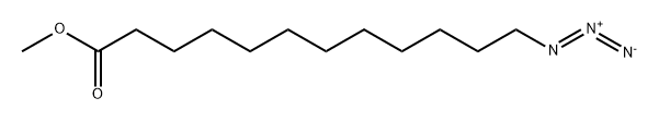 methyl 12-azidododecanoate 구조식 이미지