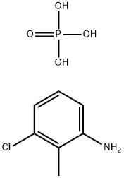 3-Chloro-2-methyl-aniline phosphate Structure