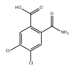 4,5-Dichloro-phthalamic acid Structure