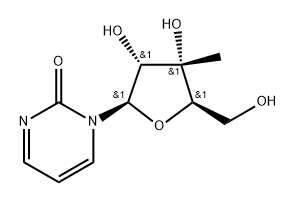 4-Deoxy-3'-beta-C-methyluridine Structure