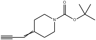 tert-Butyl 4-(prop-2-yn-1-ylidene)piperidine-1-carboxylate Structure