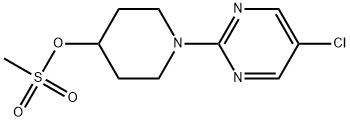 1-(5-Chloro-2-pyrimidinyl)-4-piperidinol 4-methanesulfonate Structure