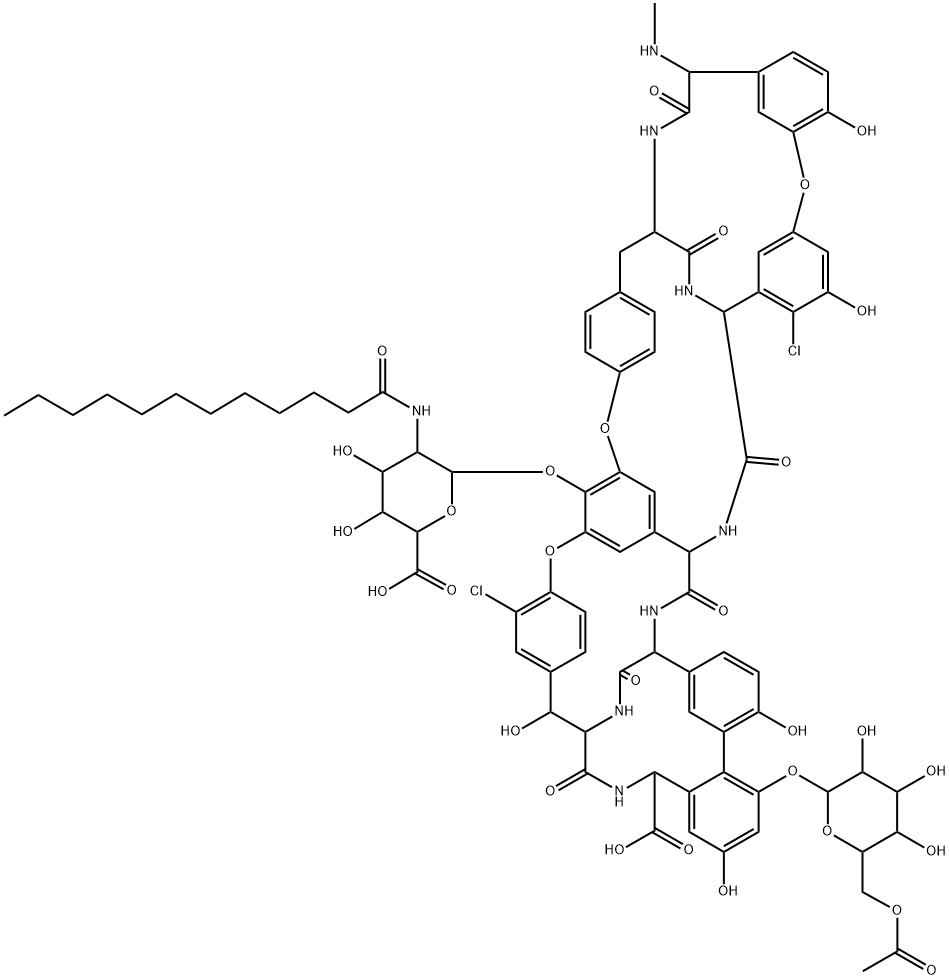 Parvodicin C4 Structure