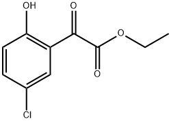 ethyl 2-(5-chloro-2-hydroxyphenyl)-2-oxoacetate Structure