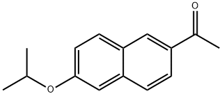 1-[6-(1-Methylethoxy)-2-naphthalenyl]ethanone Structure