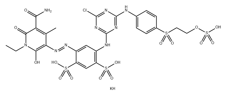 Reactive yellow 185 Structure