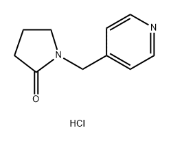 2-Pyrrolidinone, 1-(4-pyridinylmethyl)-, hydrochloride (1:1) Structure