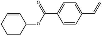 4-Vinylbenzoic acid 2-cyclohexen-1-yl ester Structure