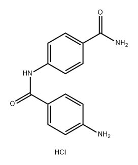 Benzamide, 4-amino-N-[4-(aminocarbonyl)phenyl]-, hydrochloride (1:1) Structure