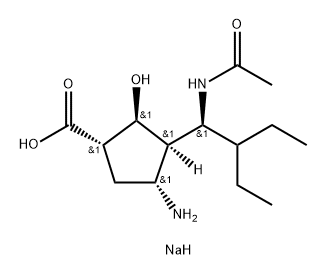 Peramivir Impurity 54 Sodium Salt 구조식 이미지