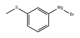 3-(Methylthio)phenylmagnesium bromide, 0.50 M in 2-MeTHF Structure