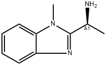 (S)-1-(1-Methyl-1H-benzo[d]imidazol-2-yl)ethanamine 구조식 이미지