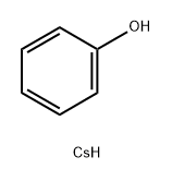 Phenol, cesium salt (1:1) Structure