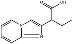 Imidazo[1,2-a]pyridine-2-acetic acid, α-ethyl- 구조식 이미지