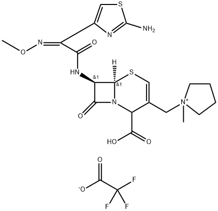 Delta-2-Cefepime Trifluoroacetate Structure