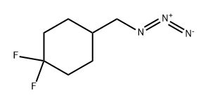 4-(Azidomethyl)-1,1-difluorocyclohexane 구조식 이미지