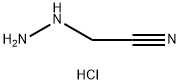 Acetonitrile, 2-hydrazinyl-, hydrochloride (1:1) Structure