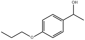 Benzenemethanol, α-methyl-4-propoxy- Structure