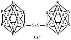 cesium 1,1'-dithiobis(undecahydrododecaborate) Structure