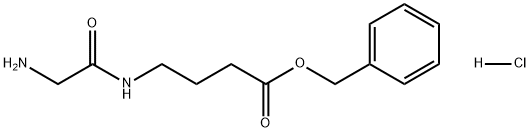 Benzyl 4-(2-Aminoacetamido)butanoate Hydrochloride Structure