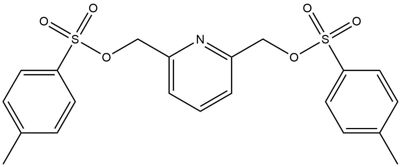 2,6-Pyridinedimethanol, 2,6-bis(4-methylbenzenesulfonate) Structure