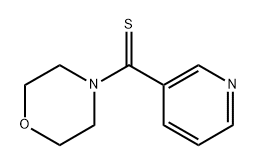 morpholino(pyridin-3-yl)methanethione Structure