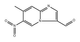 7-methyl-6-nitroimidazo[1,2-a]pyridine-3-carbaldehyde Structure