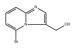 (5-Bromoimidazo[1,2-a]pyridin-3-yl)methanol Structure