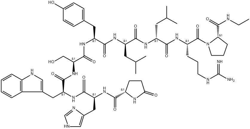 (D-LEU7)-LEUPROLIDE Structure