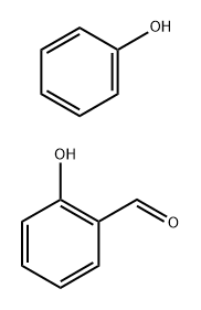 Benzaldehyde, 2-hydroxy-, polymer with phenol Structure