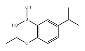 2-Ethoxy-5-(1-methylethyl)phenylboronic acid 구조식 이미지