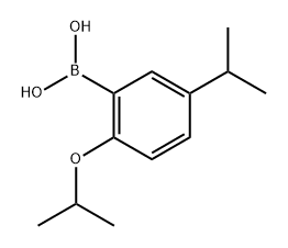 2-(1-methylethoxy)-5-(1-methylethyl)phenyl boronic acid Structure
