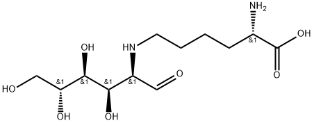 N6-(2-Deoxy-D-glucos-2-yl)-L-lysine Structure