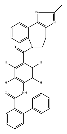 Conivaptan impurity 구조식 이미지