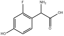 2-amino-2-(2-fluoro-4-hydroxyphenyl)acetic acid Structure