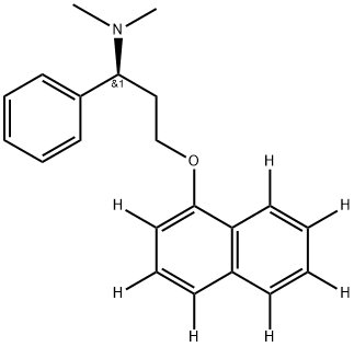 Dapoxetine-d7 HCl Structure