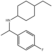 Benzenemethanamine, N-(4-ethylcyclohexyl)-4-fluoro-α-methyl- Structure