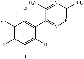 LAMOTRIGINE-D3 (2,3-DICHLOROPHENYL-D3) Structure